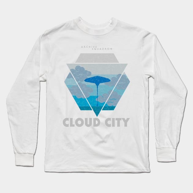 Sky Guy Cloud City Long Sleeve T-Shirt by Archives of the force